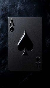 Black Ace iPhone Wallpaper
