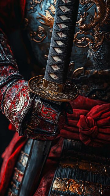 Katana Sword Samurai iPhone Wallpaper