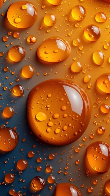 Macro Waterdrops iPhone Wallpaper