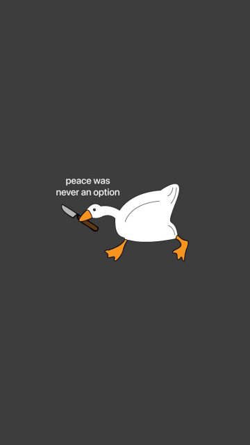 Peace Was Never an Option iPhone Wallpaper