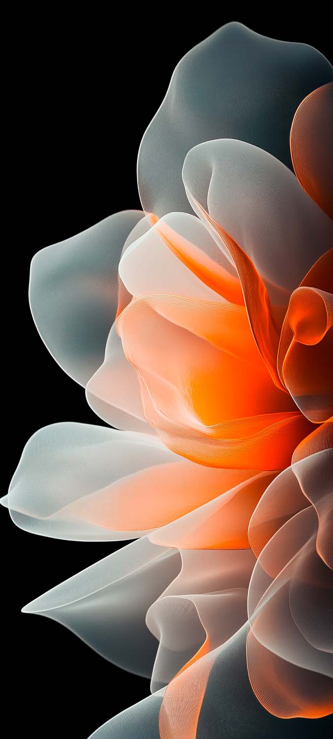 Abstract Flower iPhone Wallpaper