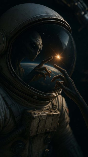 Alien Life iPhone Wallpaper