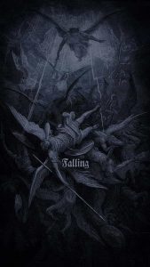 Angels Falling Art iPhone Wallpaper