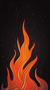 Fire Flame iPhone Wallpaper