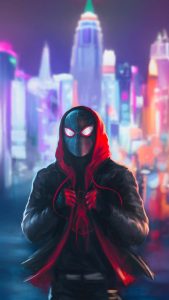 miles morales urban hero iPhone Wallpaper