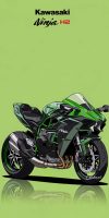 Kawasaki Ninja H2 iPhone Wallpaper