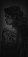Tattoo Girl iPhone Wallpaper