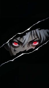 Anime Eyes iPhone Wallpaper
