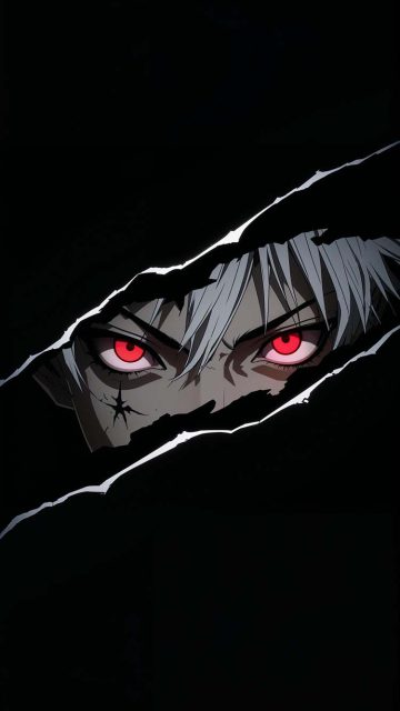 Anime Eyes iPhone Wallpaper