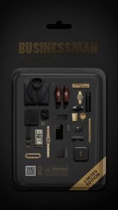 Businessmen Item Set iPhone Wallpaper