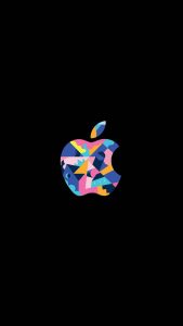 Colorgul Apple Logo iPhone Wallpaper