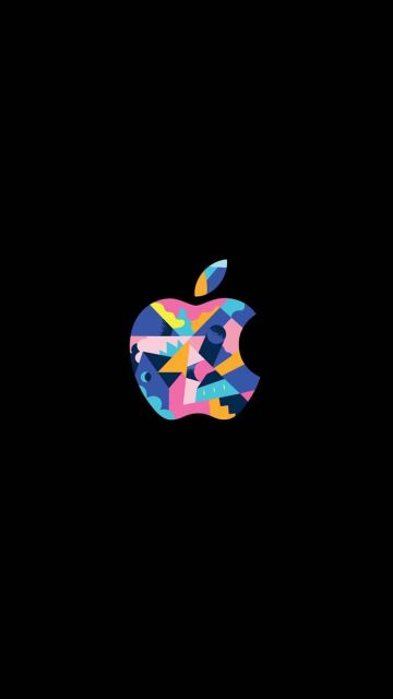 Colorgul Apple Logo iPhone Wallpaper