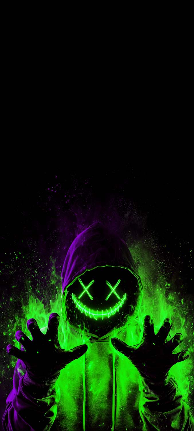 Dark Hoodie Ghost iPhone Wallpaper