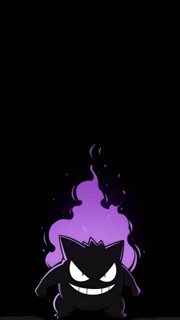 Gengar Pokemon iPhone Wallpaper