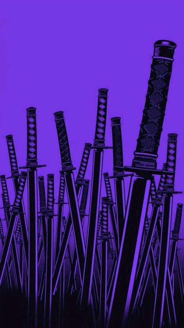 Katana Swords iPhone Wallpaper