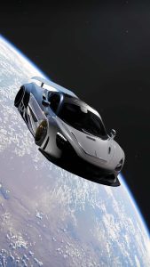 Mclaren P1 in Space iPhone Wallpaper