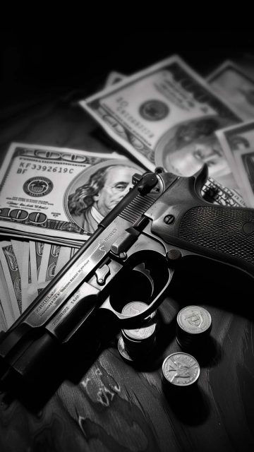 Money and Power iPhone Wallpaper