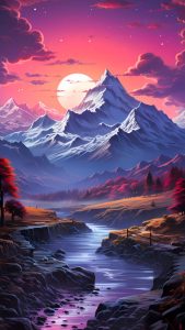 Mountains Nature iPhone Wallpaper