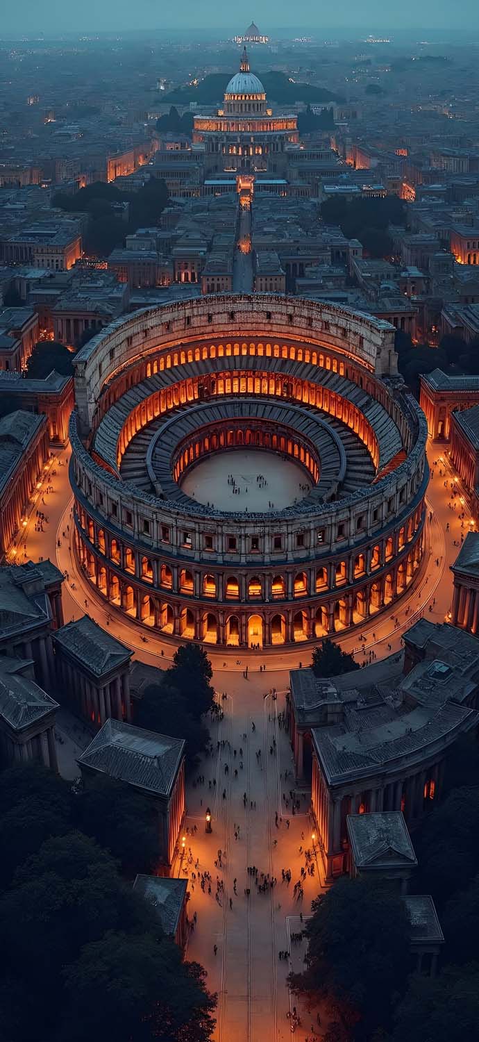 Rome City iPhone Wallpaper