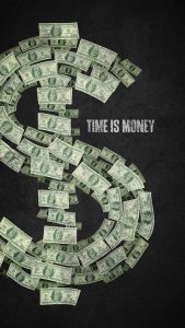 Time is Money iPhone Wallpaper