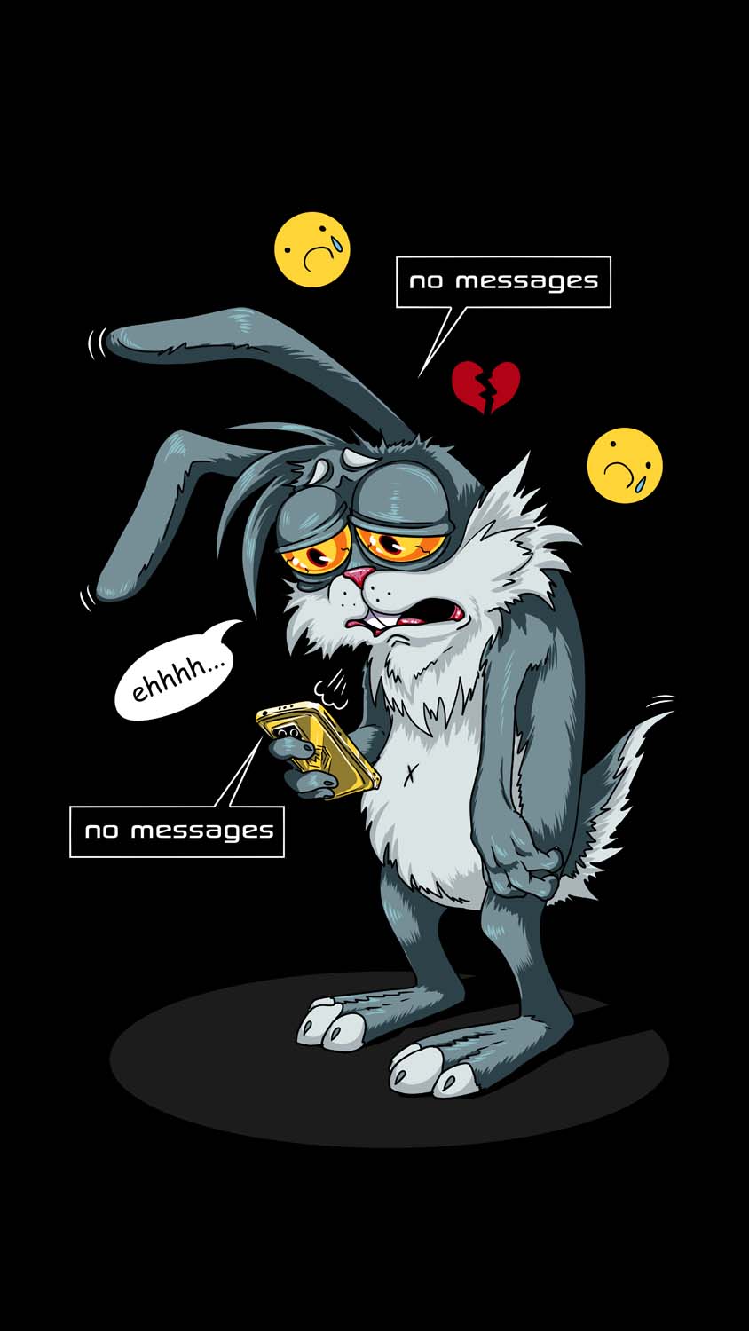 Tired Exhausted iPhone Wallpaper