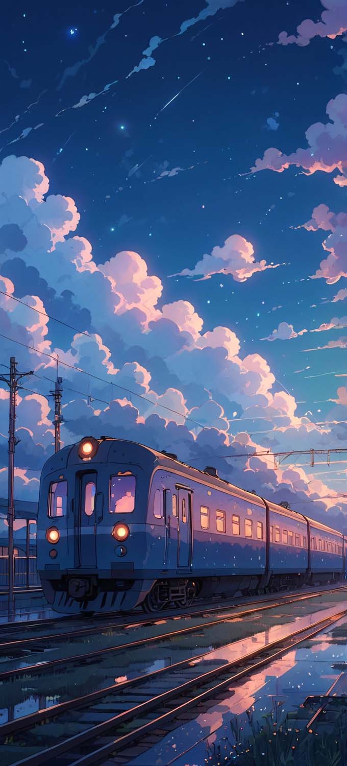 Train Aesthetic iPhone Wallpaper
