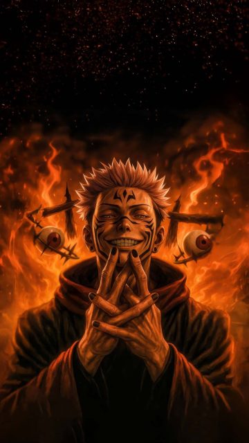 satoru gojo limitless domain iPhone Wallpaper