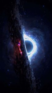 Black Hole iPhone Wallpaper