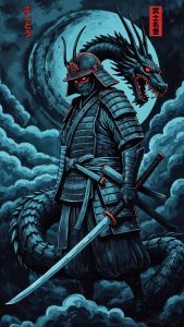 Dragon Samurai iPhone Wallpaper Dragon Samurai iPhone Wallpaper
