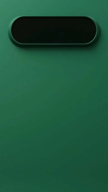 Lockscreen Time Green iPhone 17 Pro Wallpaper