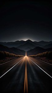 Long Road iPhone Wallpaper