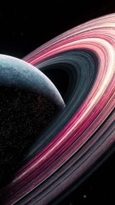 Saturn Rings iPhone Wallpaper