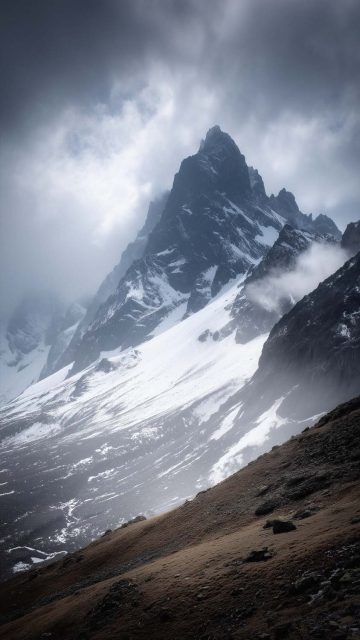 Snow Mountain iPhone Wallpaper