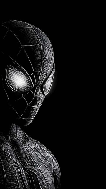 Spiderman Dark iPhone 17 Pro Wallpaper