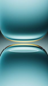 Abstract Dual Gradient Blue iPhone 17 Wallpaper