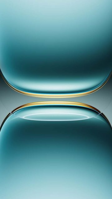 Abstract Dual Gradient Blue iPhone 17 Wallpaper