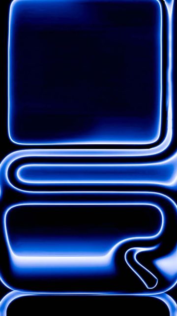 Blue iPhone 17 Pro Wallpaper