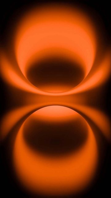 Dark Orange iPhone 17 Wallpaper