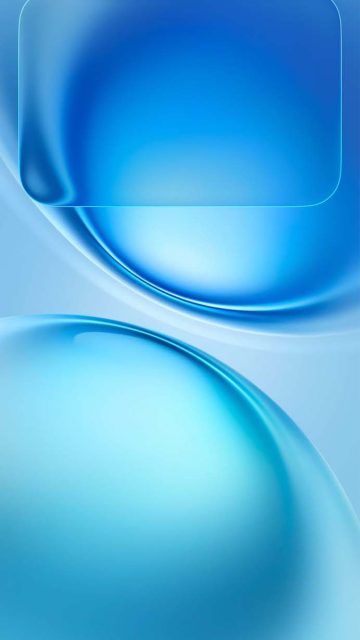 Dual Gradient Blue iPhone 17 Wallpaper