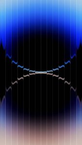 Dual Gradient Dark Blue iPhone 17 Wallpaper