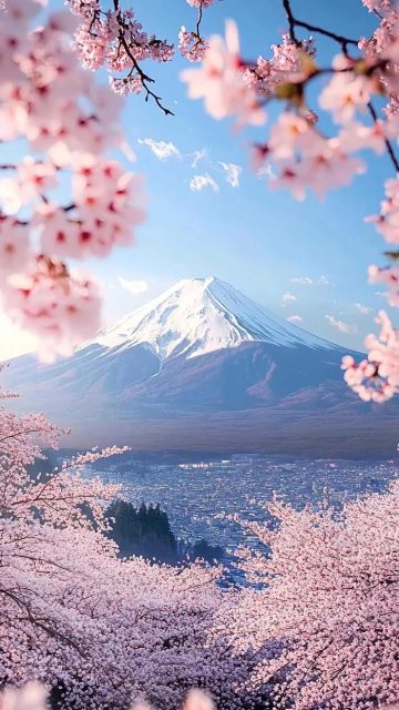 Fuji iOS 26 Depth Effect Wallpaper