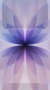 Liquid Glass Purple iPhone 17 Wallpaper