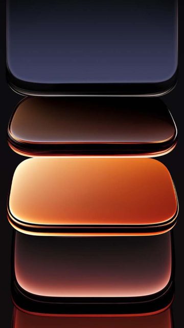 Abstract Glass iPhone 17 Pro Wallpaper