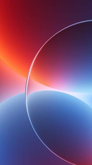 Abstract Gradient Circle iPhone 17 Pro Wallpaper