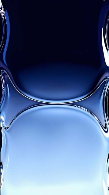 Blue Glass iPhone 17 Pro Wallpaper