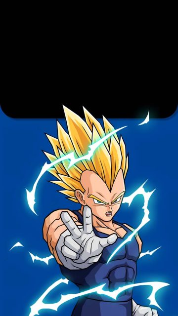 Dragon Ball Vegeta iPhone 17 Pro Wallpaper