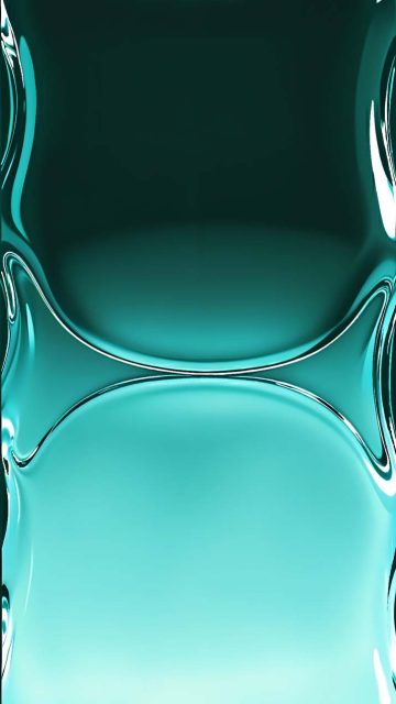 Glass Blue iPhone 17 Pro Wallpaper