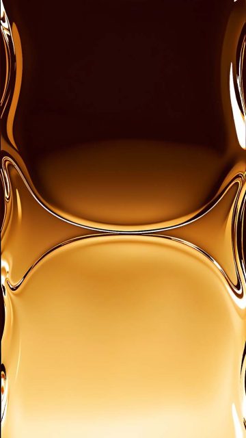 Glass Yellow iPhone 17 Pro Wallpaper