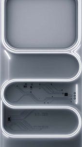 Grey Neon iPhone 17 Pro Wallpaper Grey Neon iPhone 17 Pro Wallpaper