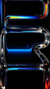 Liquid Glass Colorful iPhone 17 Pro Wallpaper
